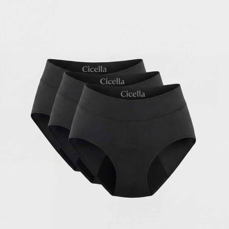 Cicella's Signature Leakproof Underwear (3-Pack) 3-layer