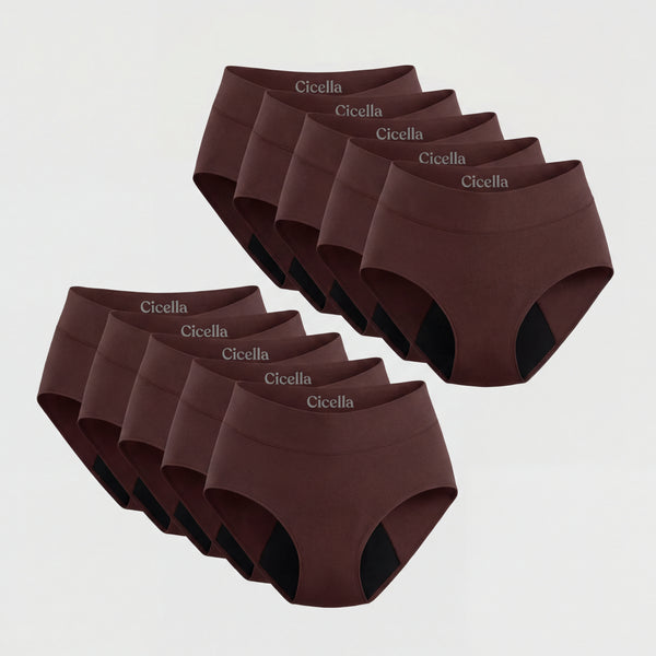 Cicella's Signature Leakproof Underwear (10-Pack)